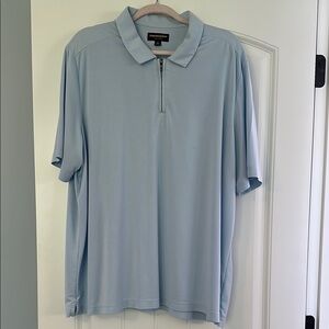 Johnston & Murphy Light Blue Polo Shirt